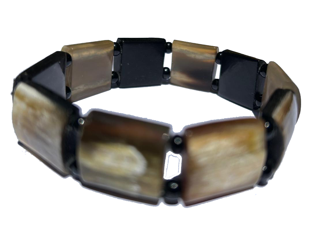 Pulseira de casca de coco