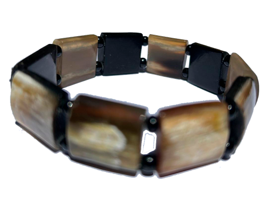 Pulseira de casca de coco