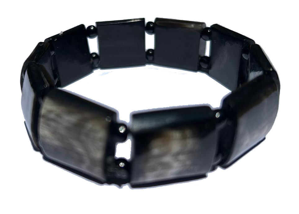 Pulseira de casca de coco